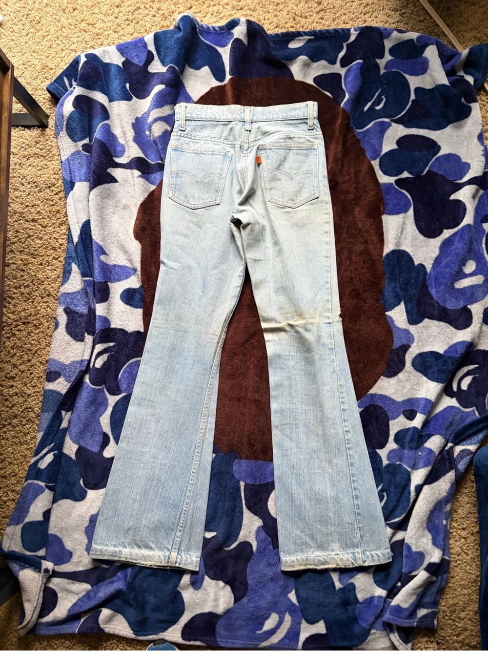 Levi 746 Vintage 70’s Orange Tab Flare View 2
